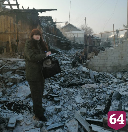 Пенсионер погиб на пожаре в нетопленом доме