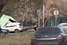 В Саратове кроссовер снес забор и гараж после ДТП с такси