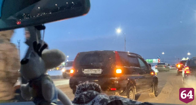 Незначительная авария блокировала движение в Юбилейный
