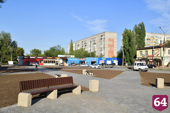 Под Саратовом на месте пустыря разбили сквер 