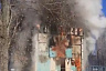 В городском парке сгорела подсобка с вещами рабочих