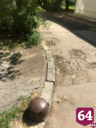 В Саратове реставрируют уличный артефакт для пешеходной зоны