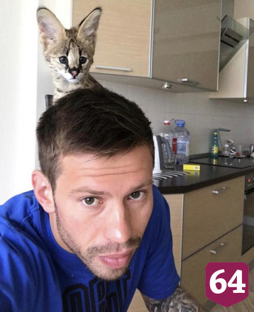 Фанаты нашли двух котиков на фотографии саратовского футболиста