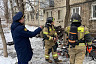 В Саратове пожарные спасли из горящего дома 18 жильцов