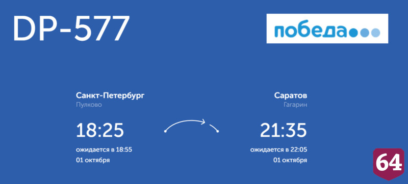Аэропорт Саратова работает в штатном режиме после ограничений