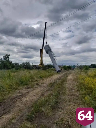 В селах Саратова устанавливают водонапорные башни