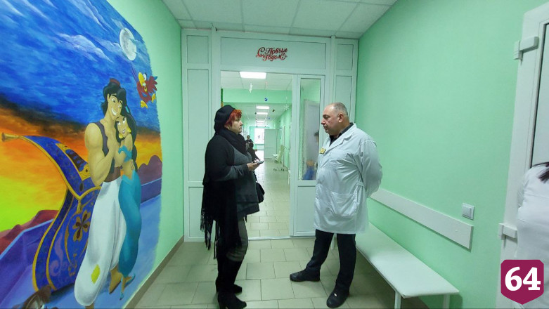 Жители отметили преображение саратовской поликлиники 