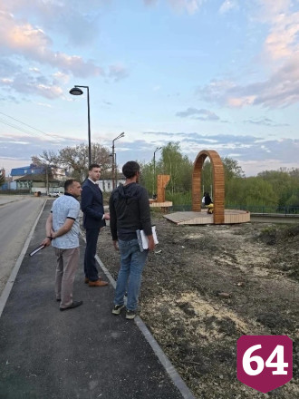 В городе появилась смотровая площадка с видом на реку 