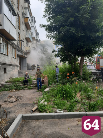 В центре Саратова горел подвал пятиэтажки