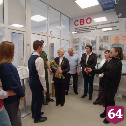 В Инженерном лицее Саратова открыли музей героя спецоперации 
