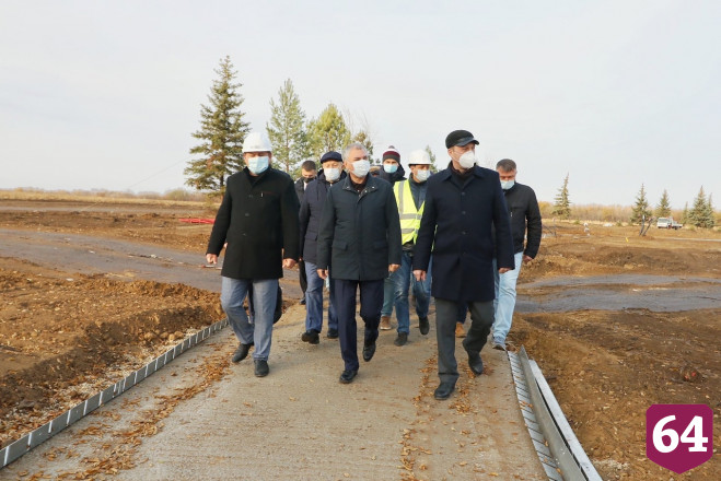 Вячеслав Володин побывал на стройплощадке Парка покорителей космоса