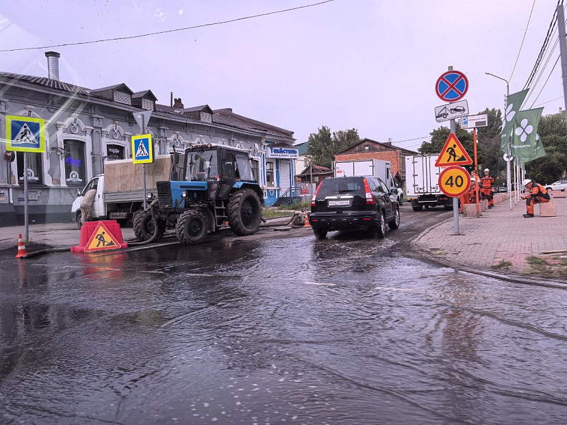 Саратовцы сообщили о затоплении улицы Чапаева