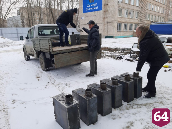 Саратовские студенты сделали «буржуйки» для морпехов СВО