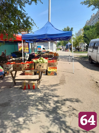 Торговую палатку убрали с тротуара после публикации «Региона 64» 