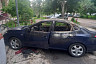 Поджог иномарки под Саратовом попал на видео