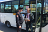 Автоинспекторы Саратова вручали водителям автобусов маски