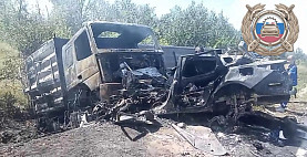В Саратовской области водитель легковушки погиб в ДТП с фурой