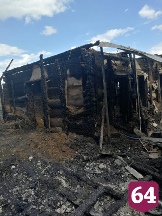 В сгоревшем доме обнаружили останки человека 