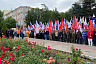В Саратове в День России развернули 60-метровый флаг