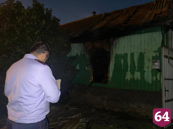 Долгожительницу нашли мертвой в горевшем частном доме