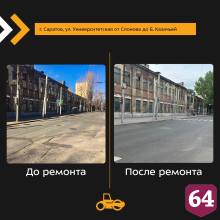 Саратовцам показали дороги после ремонта