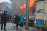 Пожарные тушили в центре Саратова частный дом