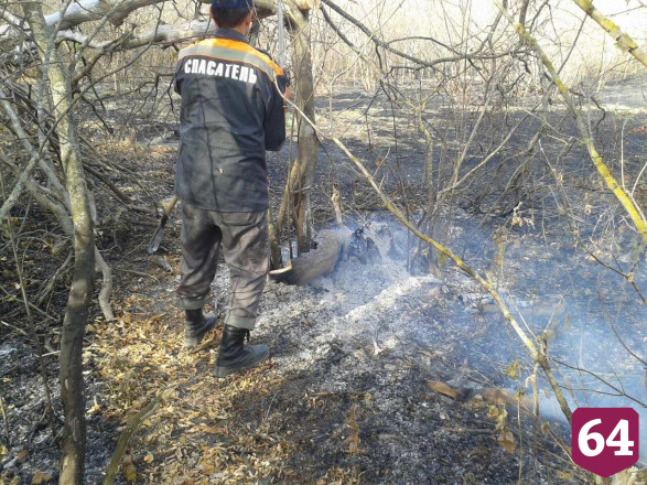 Саратовские спасатели отсекают от огня две деревни у горящего леса 
