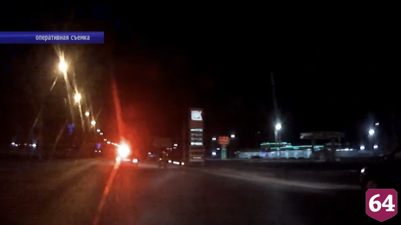 Под Саратовом пьяный водитель застрял в поле во время погони