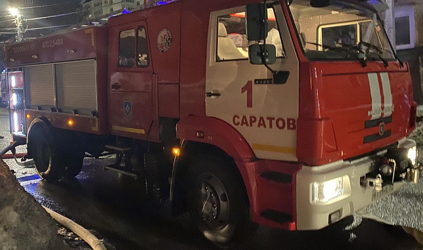 В центре Саратова горело кафе 