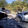 Три человека пострадали в аварии на Кумысной поляне
