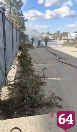 На Московском шоссе горел бензовоз