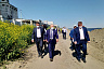 Губернатор потребовал от строителей набережной не терять время 