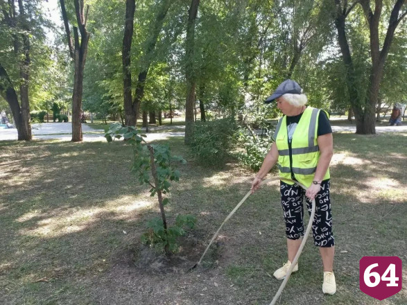 На улицах Энгельса усилили покос и полив