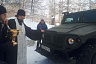 В парке Победы Саратова перед автопробегом в Крым освятили БТР 