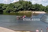 Саратовцы на автомобиле переправились через реку с водопадами