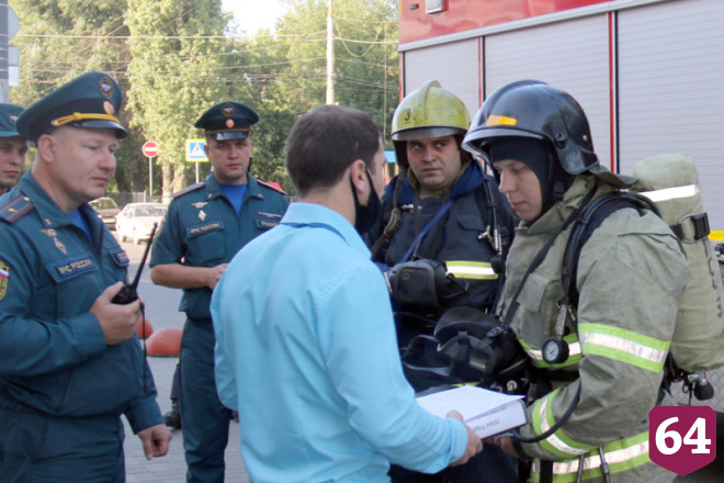 В «Триумф Молле» тренировались тушить «Восточный экспресс» 