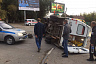 В Саратове «скорая помощь» перевернулась после ДТП 