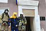 Пожарные «тушили» саратовский агропромышленный техникум