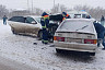 Три человека пострадали в массовой аварии под Саратовом