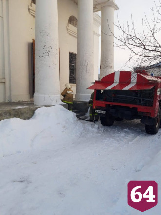 Под Саратовом загорелась церковь