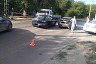 В Саратове при столкновении иномарок пострадал пешеход