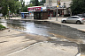 В Саратове провалился асфальт и превратился в пляж для голубей
