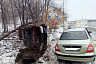 На Уфимцева «Хендай» протаранил припаркованную «Киа»