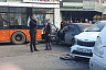 В массовой аварии с троллейбусом пострадала автоледи