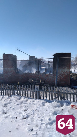 На пожаре в частном доме обгорел мужчина