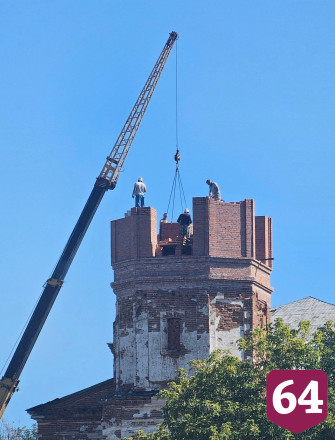 В саратовском селе Лох возрождают колокольню старинного храма