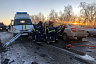 В массовом ДТП под Саратовом погиб пассажир легковушки