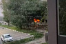 В Саратове полыхала расселенная пятиэтажка