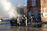 На Горького полностью выгорел внедорожник