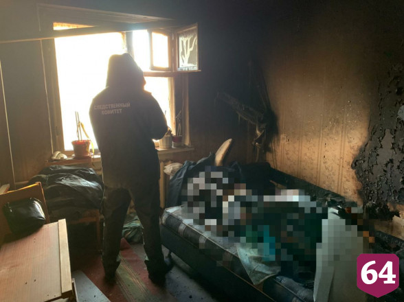 В Саратове женщина обнаружила обгоревшее тело супруга